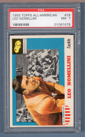 1955 Topps All American  #29 LEO NOMELLINI (01091678) PSA 7