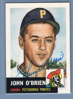 1991 Topps Archives #223 Johnny O'Brien Autograph Auto signed
