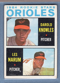 1964 Topps #418 Orioles Rookies  VG  GO441