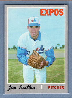 1970 Topps #646 Jim Britton  EX-MT  GO450