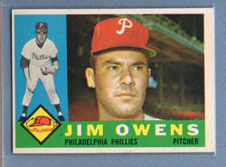 1960 Topps #185 Jim Owens EX-MT  GO252