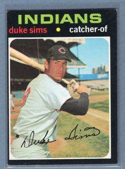 1971 Topps #172 Duke Sims (b) EX  GO950