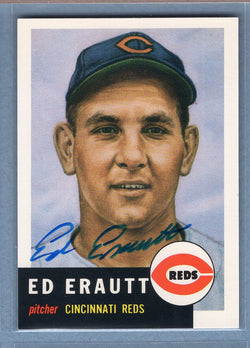 1991 Topps Archives #226 Eddie Erautt Autograph Auto signed