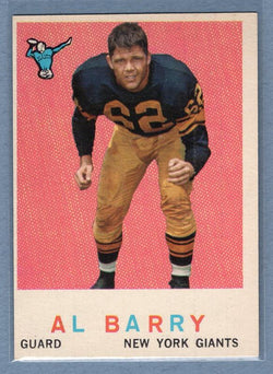 1959 Topps #138 Al Barry EX-MT  GO87