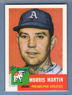 1991 Topps Archives #227 Morrie Martin Autograph Auto signed