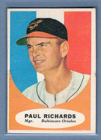1961 Topps #131 Paul Richards VG-EX     GO100