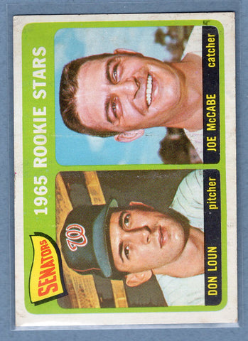 1965 Topps #181 Senators Rookies VG-EX  GO52