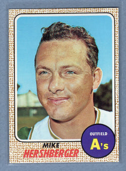 1968 Topps #18 Mike Hershberger EX-MT  GO545