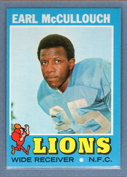 1971 Topps #127 Earl McCullouch (a) EX-MT  GO600