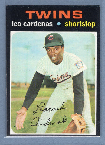 1971 Topps #405 Leo Cardenas  (c) EX-MT  GO550