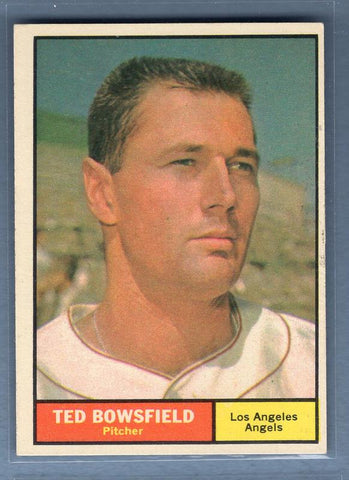 1961 Topps #216 Ted Bowsfield EX   GO269