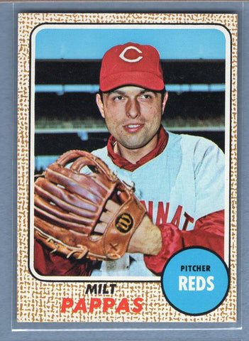 1968 Topps #74 Milt Pappas NM   GO70