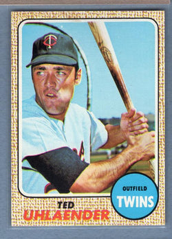 1968 Topps #28 Ted Uhlaender EX-MT  GO339