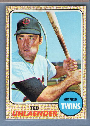 1968 Topps #28 Ted Uhlaender EX-MT  GO339