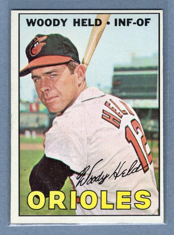 1967 Topps #251 Woody Held EX-MT  GO523