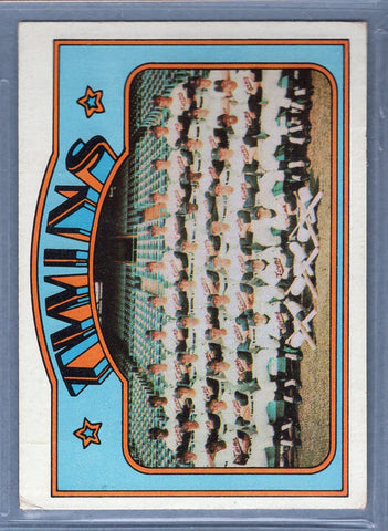1972 Topps #156 Minnesota Twins (a) EX  GO544