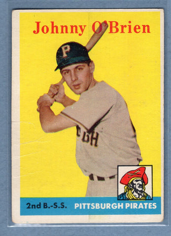 1958 Topps #426 Johnny O'Brien (mk) (e) VG  GO501