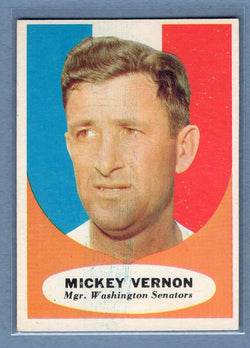 1961 Topps #134 Mickey Vernon VG-EX     GO100