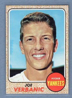 1968 Topps #29 Joe Verbanic (b) EX-MT  GO339