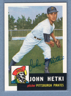 1991 Topps Archives #235 Johnny Hetki Autograph Auto signed
