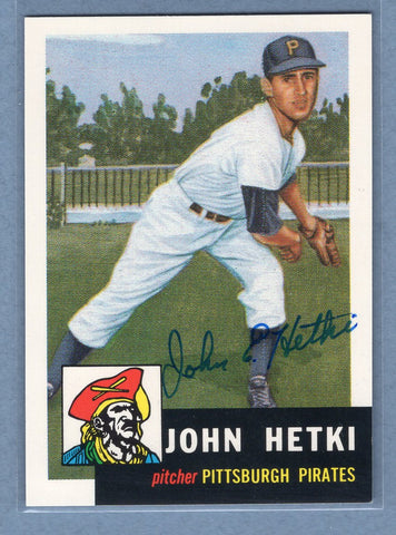 1991 Topps Archives #235 Johnny Hetki Autograph Auto signed