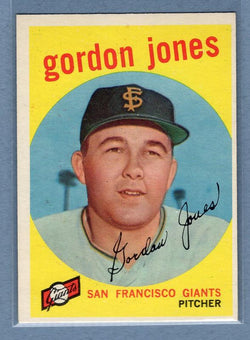 1959 Topps #458 Gordon Jones EX-MT  GO176