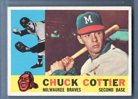 1960 Topps #417 Chuck Cottier EX-MT  Set Break C