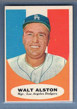1961 Topps #136 Walt Alston (HOF) VG-EX     GO100