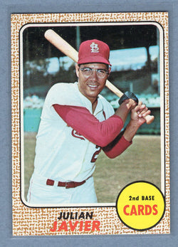 1968 Topps #25 Julian Javier EX-MT  GO545