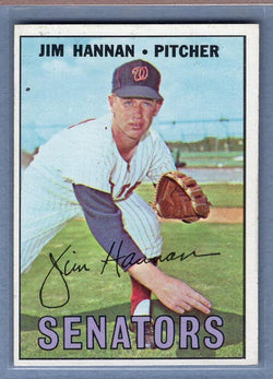 1967 Topps #291 Jim Hannan EX  GO225