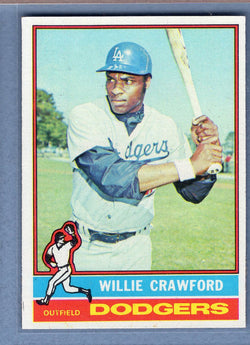 1976 Topps #76 Willie Crawford  EX-MT  GO900