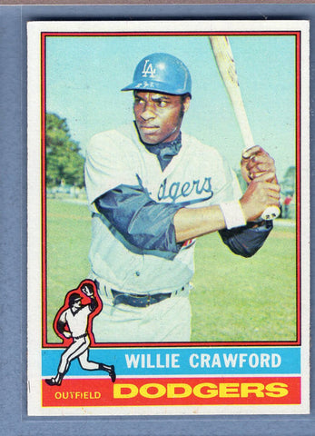 1976 Topps #76 Willie Crawford  EX-MT  GO900