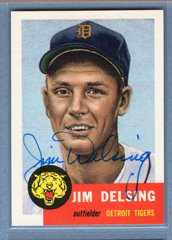 1991 Topps Archives #239 Jim Delsing Autograph Auto signed