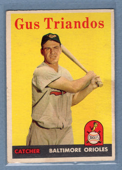 1958 Topps #429 Gus Triandos (st) (b) VG  GO501