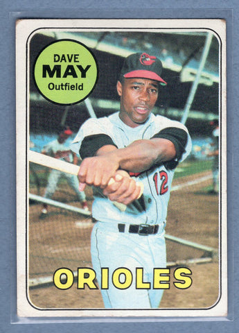 1969 Topps #113 Dave May VG-EX  GO572