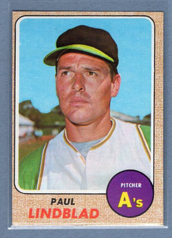 1968 Topps #127 Paul Linblad NM   GO70