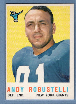 1959 Topps #147 Andy Robustelli (HOF) EX-MT  GO87