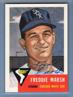 1991 Topps Archives #240 Fred Marsh Autograph Auto signed