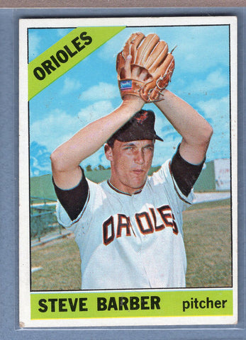 1966 Topps #477 Steve Barber EX  GO301
