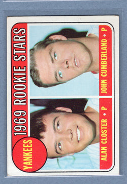 1969 Topps #114 Yankees Rookies VG-EX  GO572