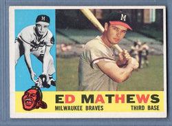 1960 Topps #420 Eddie Mathews (HOF) EX-MT  Set Break C