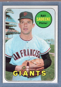 1969 Topps #125 Ray Sadecki (st) (a) VG  GOYY3