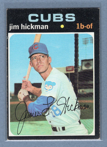 1971 Topps #175 Jim Hickman (b) EX  GO950