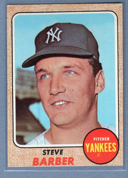 1968 Topps 316 Steve Barber VG-EX SET BREAK