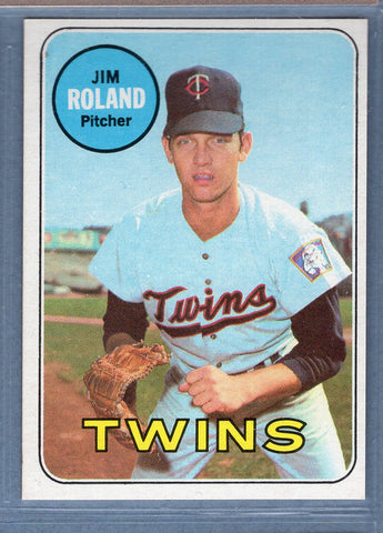 1969 Topps #336 Jim Roland EX-MT  GO661