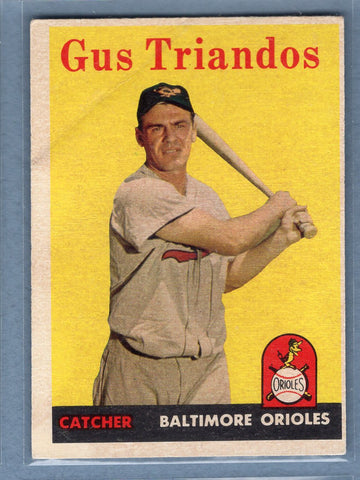 1958 Topps #429 Gus Triandos (d) G-VG  GO501