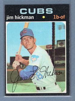 1971 Topps #175 Jim Hickman (c) EX  GO950