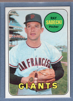 1969 Topps #125 Ray Sadecki (st) (b) VG  GOYY3