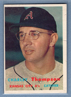 1957 Topps #142 Charley Thompson VG-EX  GO121