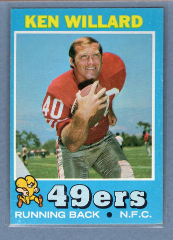 1971 Topps #129 Ken Willard (d) EX-MT  GO600